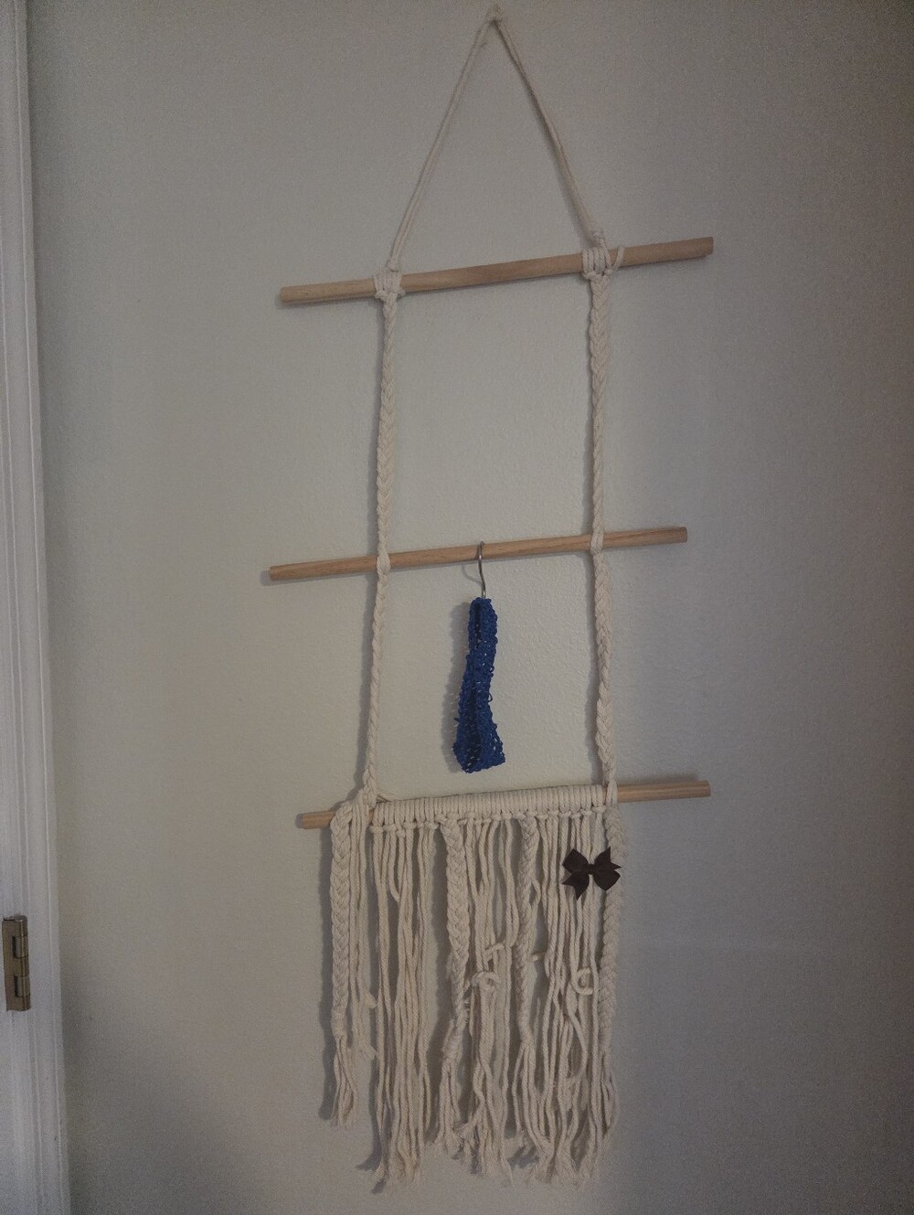 Handcrafted Cream Macrame Wall Hanging